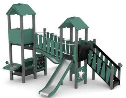 Детский игровой комплекс 4400x4510x3670 мм 10009 - фото 18