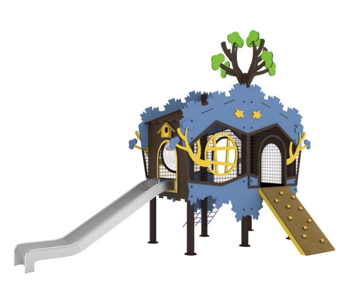 Детский игровой комплекс 6400х4000х4000 мм 10045 - фото 236