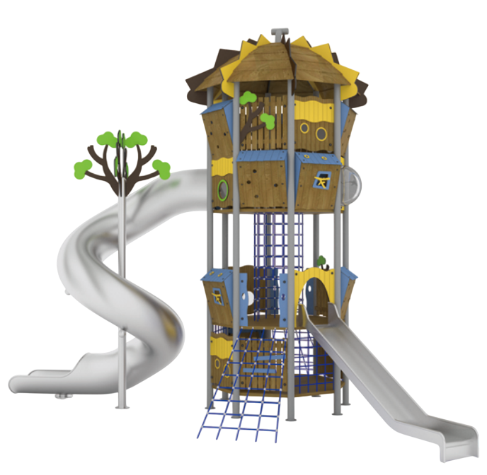 Детский игровой комплекс 8500х6000х6500 мм 10052 - фото 243