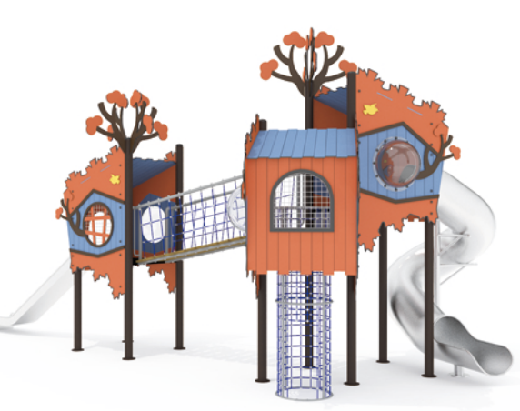 Детский игровой комплекс 11100х6000х5700 мм 10053 - фото 244