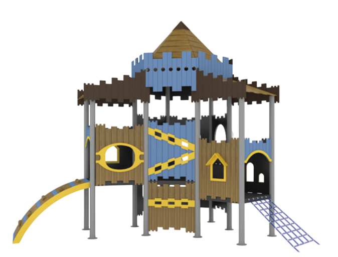 Детский игровой комплекс 6500х5700х4800 мм 10055 - фото 246