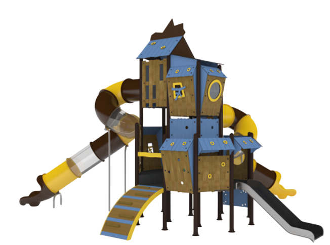 Детский игровой комплекс 10800х9000х6500 мм 10061 - фото 252
