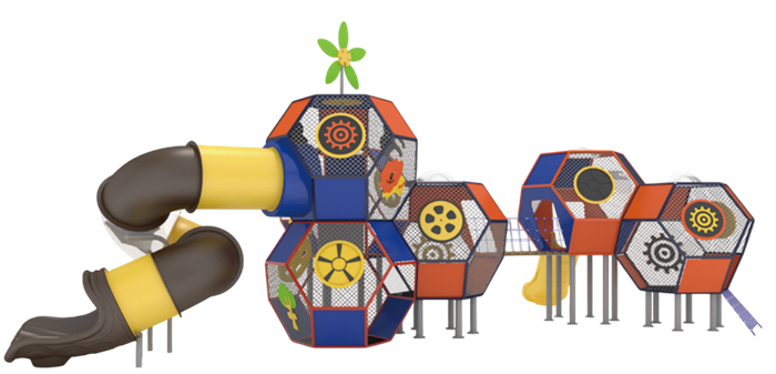 Детский игровой комплекс 9800х5200х4200 мм 10065 - фото 256