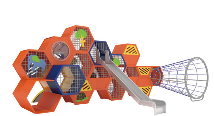 Детский игровой комплекс 9500х9200х4500 мм 10066 - фото 257