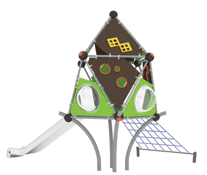 Детский игровой комплекс 6200х4200х4700 мм 10071 - фото 262