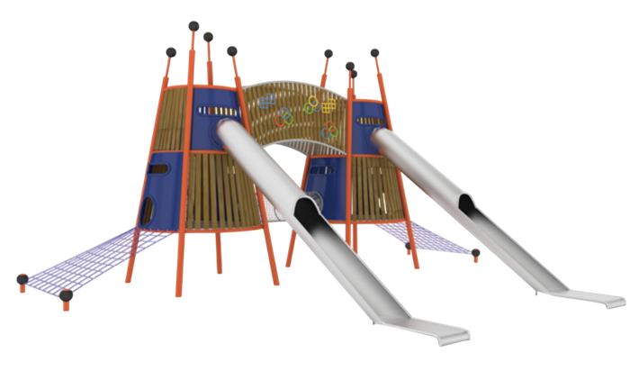 Детский игровой комплекс 12700х9000х6300 мм 10078 - фото 269