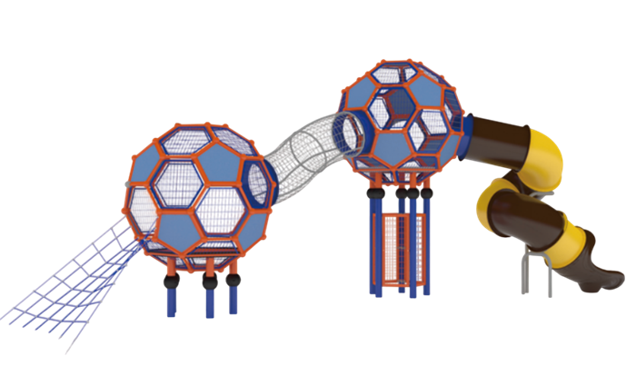 Детский игровой комплекс 11300х6400х4700 мм 10081 - фото 272