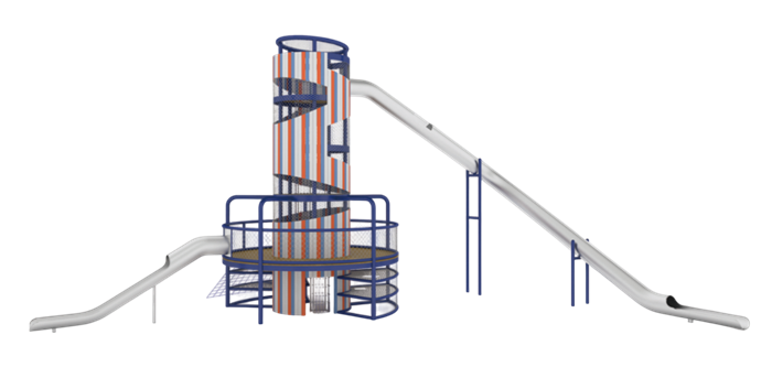 Детский игровой комплекс 23000х19000х11000 мм 10085 - фото 276