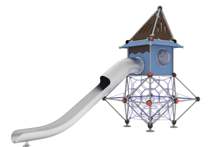 Детский игровой комплекс 7700х3300х5500 мм 10094 - фото 288