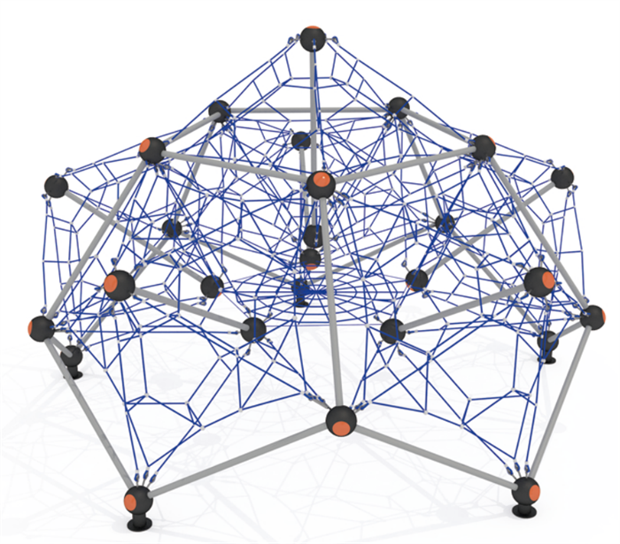 Троссовый комплекс 5600х5600х4000 мм 10099 - фото 293