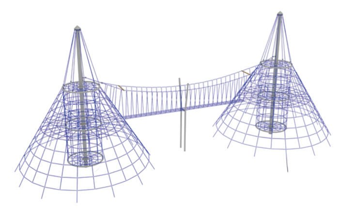 Троссовые комплекс 15000х6000х6000 мм 10102 - фото 296
