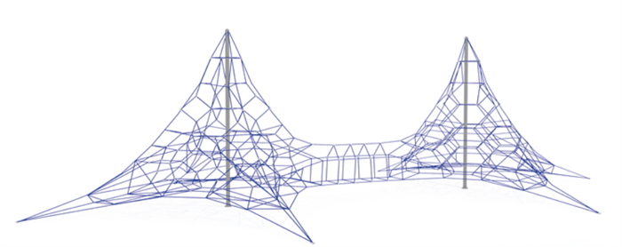 Троссовый комплекс 19500х10000х5000 мм 10116 - фото 310
