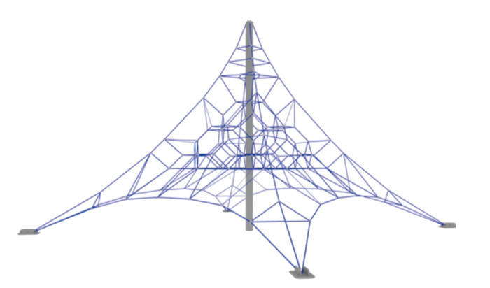 Троссовый комплекс 9000х9000х4500 мм 10117 - фото 311