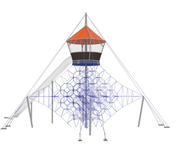 Детский игровой комплекс 20000х13000х10000 мм 10123 - фото 317