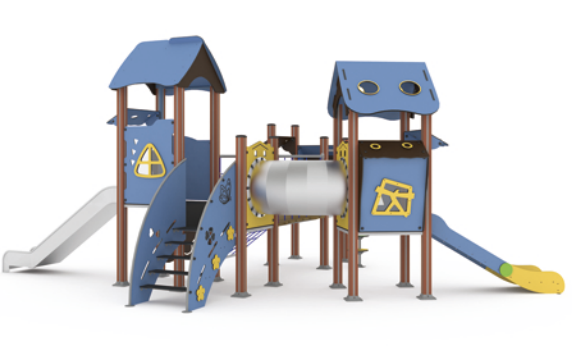 Детский игровой комплекс 8500х5500х3700 мм 10126 - фото 320