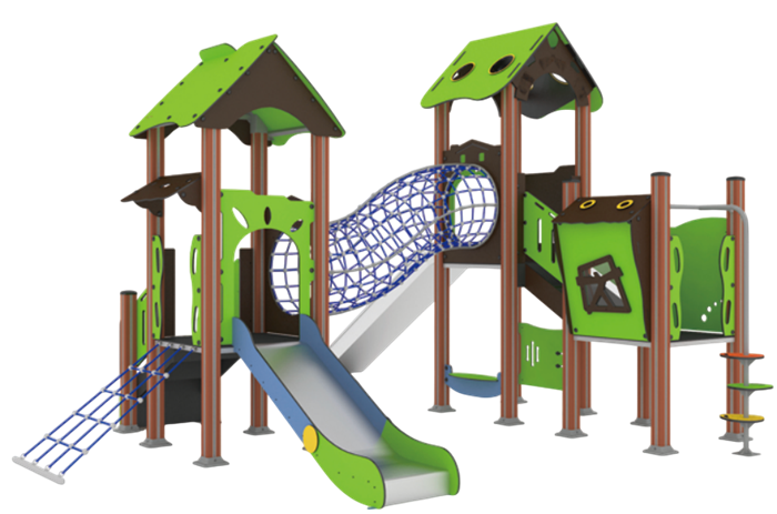 Детский игровой комплекс 6600х5600х3700 мм 10135 - фото 329