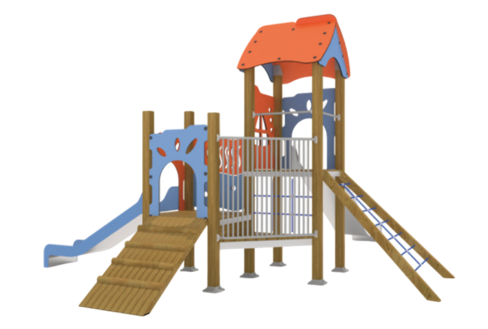 Детский игровой комплекс 7000х5700х3700 мм 10142 - фото 336