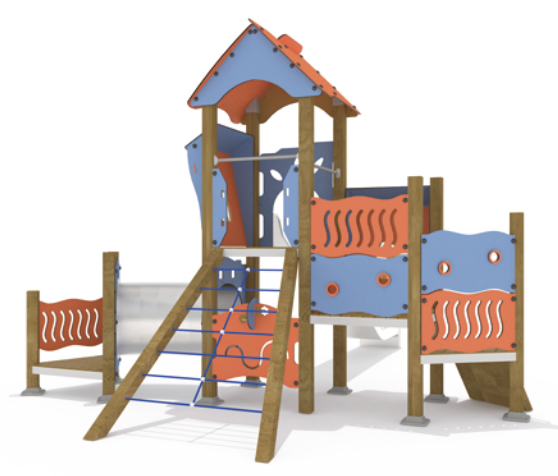Детский игровой комплекс 6200х5000х3700 мм 10143 - фото 337