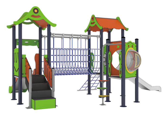 Детский игровой комплекс 6400х4900х3200 мм 10151 - фото 346