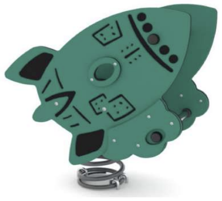 Качалка на пружине «Ракета» 740x430x810  мм 10019 - фото 35