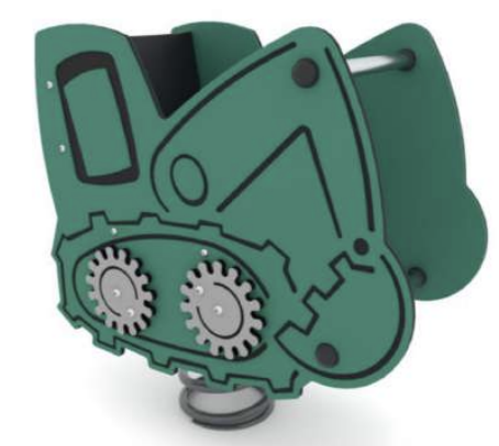 Качалка на пружине «Трактор» 730x430x750 мм 10020 - фото 36