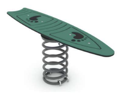 Качалка на пружине «Серфинг» 1040x270x460 мм 10021 - фото 37