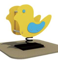 Качалка на пружине «Уточка» 840х380х820 мм 10179 - фото 383