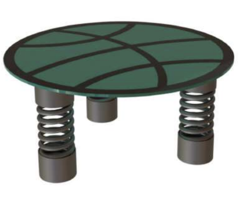 Качалка на пружине «Мяч» 1000x1000x450  мм 10022 - фото 38