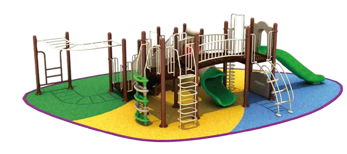 Детский игровой комплекс 9700х6600х2850 мм 10257 - фото 462