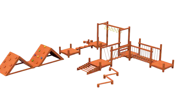 Полоса препятствий 8400х8400х2300 мм 10297 - фото 512