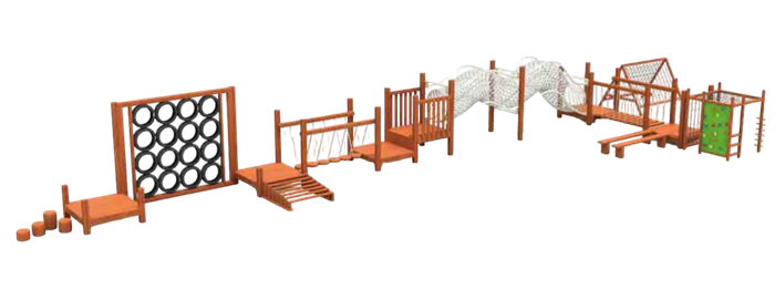 Полоса препятствий 18400х6200х2300 мм 10299 - фото 514