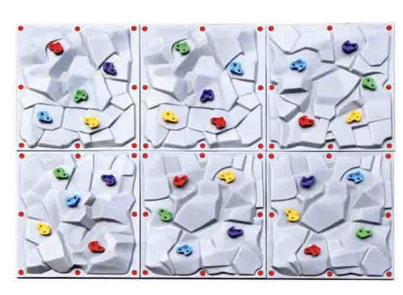 Детский скалодром 1000х100х1150 мм 10323 - фото 541