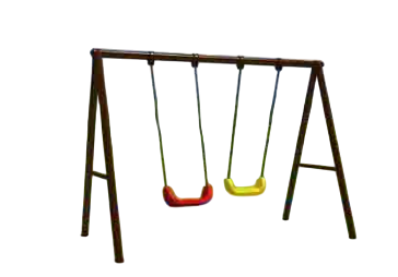 Качели с двумя подвесами 2700х1400х2000 мм 10332 - фото 550