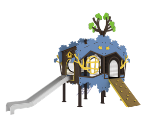 Детский игровой комплекс 6400х4000х4000 мм 10045