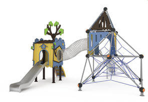 Детский игровой комплекс 9300x7200x4800 мм 10050