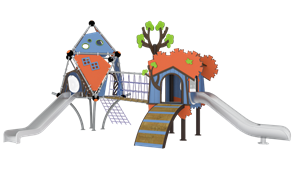 Детский игровой комплекс 8800х6000х4500 мм 10051