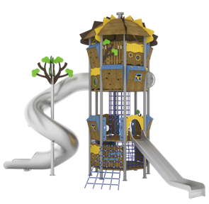 Детский игровой комплекс 8500х6000х6500 мм 10052