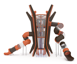 Детский игровой комплекс 10000х7500х8100 мм 10064