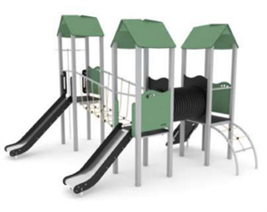 Детский игровой комплекс 4400x4700x3200 мм 10012