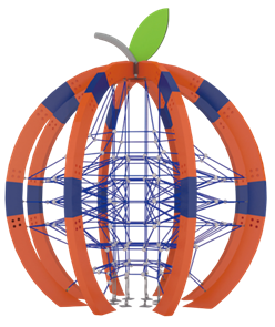 Детский игровой комплекс 5000х5000х5600 мм 10082