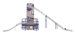 Детский игровой комплекс 23000х19000х11000 мм 10085