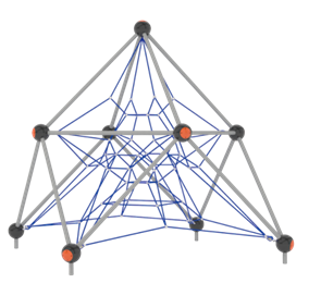Троссовый комплекс 3200х3200х3200 мм 10091