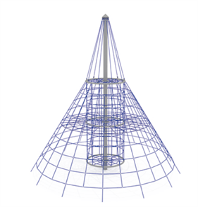 Троссовый комплекс 6000х6000х6000 мм 10101