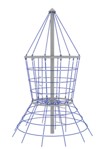 Троссовый комплекс 3000х3000х4500 мм 10103