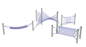 Троссовый комплекс 8900х8400х2200 мм 10106