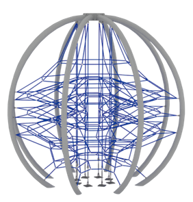 Троссовый комплекс 5000х5000х5000 мм 10111