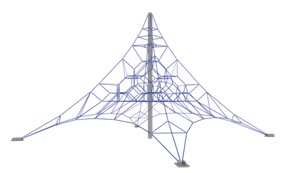 Троссовый комплекс 9000х9000х4500 мм 10117