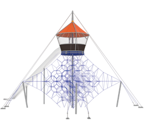 Детский игровой комплекс 20000х13000х10000 мм 10123