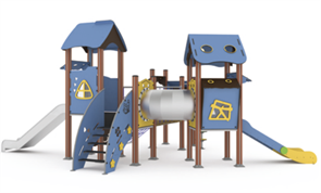 Детский игровой комплекс 8500х5500х3700 мм 10126
