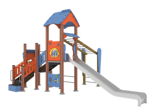 Детский игровой комплекс 6500х4100х3900 мм 10131